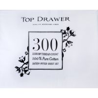 Top Drawer  300 TC Sheet Individual Fitted  Sheets